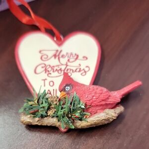 Vintage Cardinal Christmas Ornament
